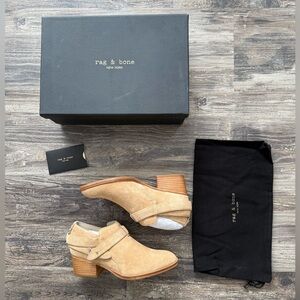 NWT - Rag & Bone Suede Western Booties
